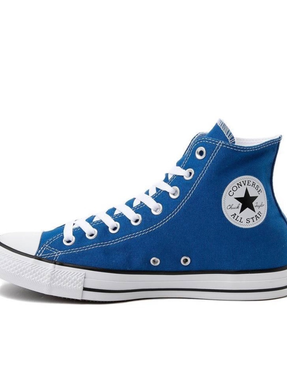Converse High-Top Sneaker in Bright Blue & White